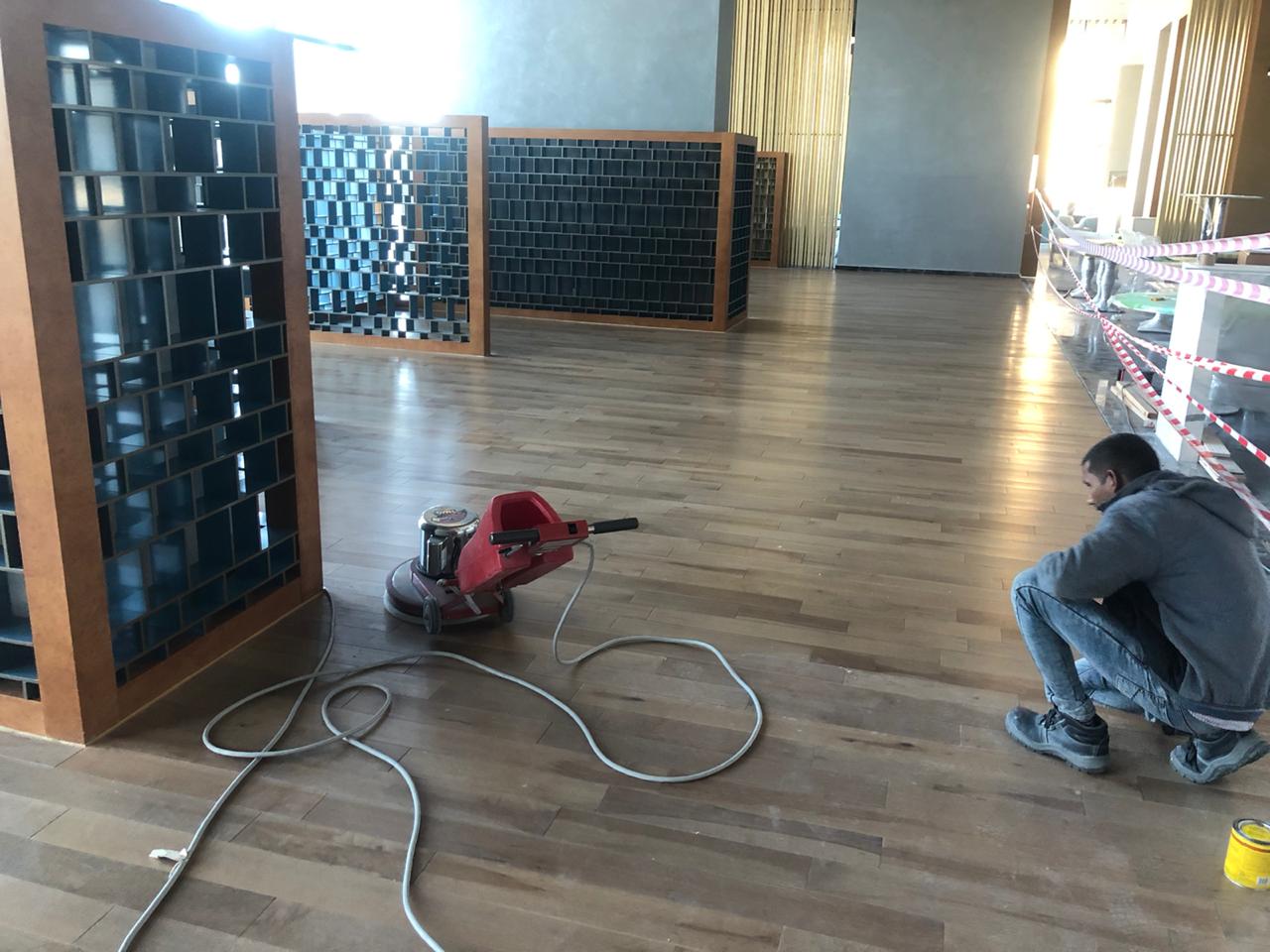 Solid Wood Floor at Rayhana Hotel